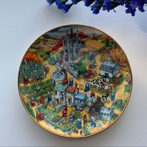 Franklin Mint Bill Bell “Gathering Natures Bounty”